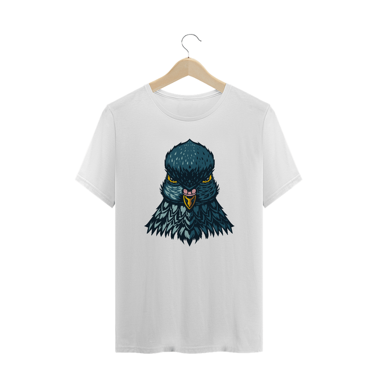 Nome do produto: Camiseta Plus Size Pombo - Modelo 1