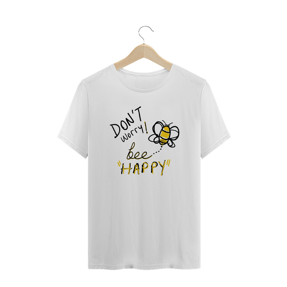 Nome do produto: Camiseta Plus Size Abelha - Modelo 1
