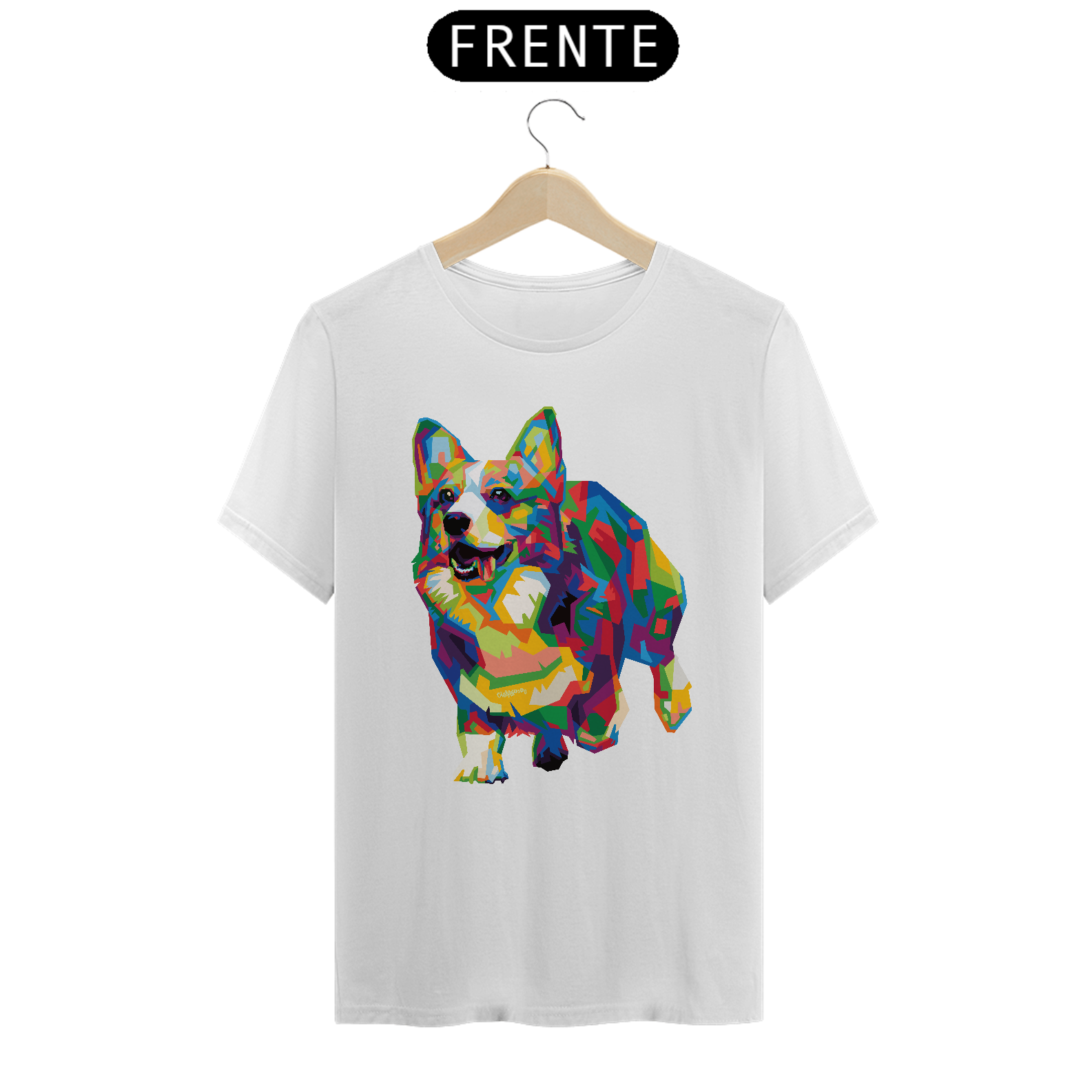 Camiseta Welsh Corgi Pop Art