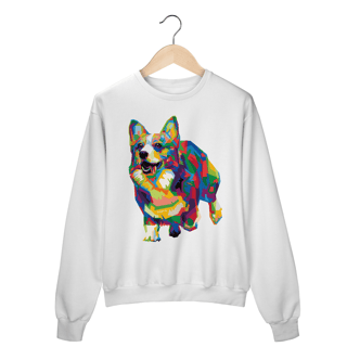 Nome do produto Moletom Blusão Welsh Corgi Pop Art