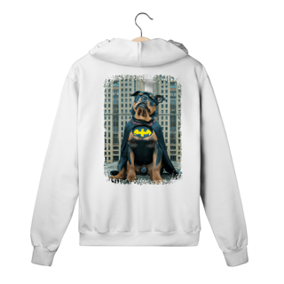 Nome do produto Moletom com Zíper e Capuz - Rottweiler Batman