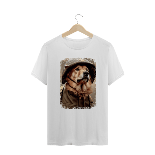 Nome do produto Camiseta Plus Size Cachorro Militar