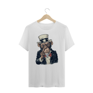 Nome do produto Camiseta Plus Size Macaco - Modelo 6