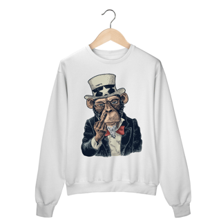 Nome do produto Moletom Blusão Macaco - Modelo 6