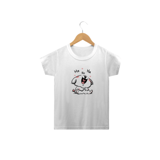 Camiseta Infantil Cachorrinho Rindo