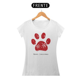 Nome do produto Baby Look Natal Patinha de Cachorro