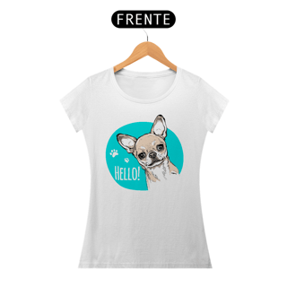 Nome do produto Baby Look Chihuahua Hello