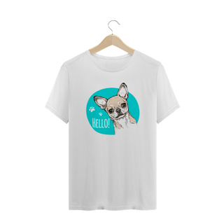 Nome do produto Camiseta Plus Size Chihuahua Hello