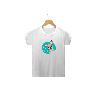 Nome do produto Camiseta Infantil Chihuahua Hello