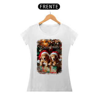 Nome do produto Baby Look Golden Presente de Natal