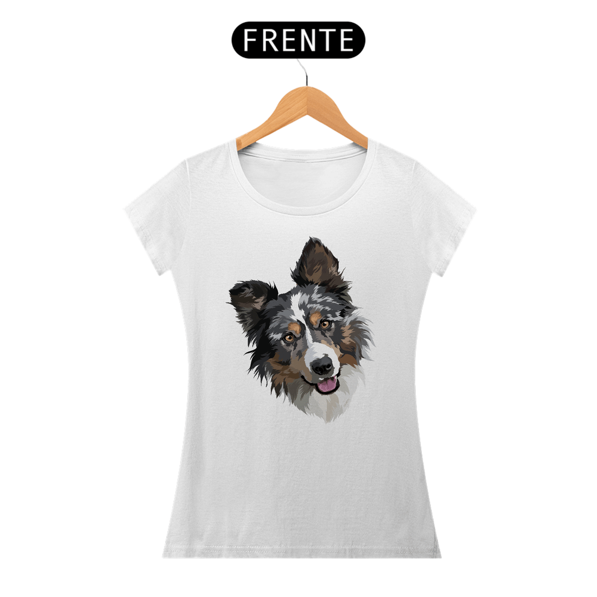 Nome do produto: Baby Look Border Collie Realista