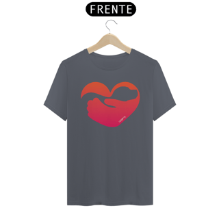 Nome do produto Camiseta Cachorro Coração - Quem Ama Cuida
