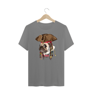 Nome do produto Camiseta Plus Size Pug Pirata