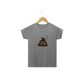 Nome do produto Camiseta Intantil Coco de Cachorro - Quanto Mais Mexe, Mais Fede