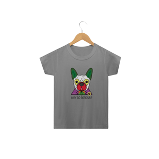 Nome do produto Camiseta Infantil Cachorro Coringa - Why So Serious?