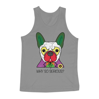 Nome do produto Regata Cachorro Coringa - Why So Serious?
