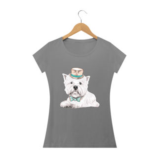 Nome do produto Baby Look West Terrier de Gravata e Chapéu