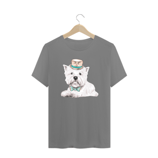 Nome do produto Camiseta Plus Size West Terrier de Gravata e Chapéu