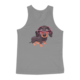 Nome do produto Regata Dachshund de Óculos