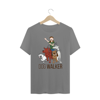 Nome do produto Camiseta Plus Size Dog Walker - Passeador de Cães