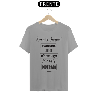 Nome do produto Camiseta Cachorro Receita Animal