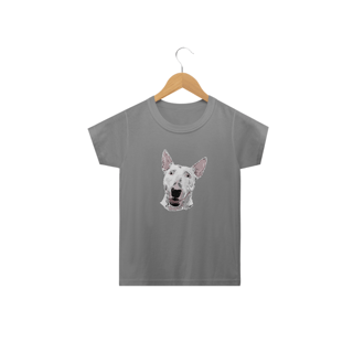 Nome do produto Camiseta Infantil Bull Terrier Pintura Digital
