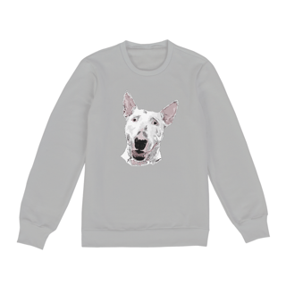 Nome do produto Moletom Blusão Bull Terrier Pintura Digital