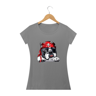 Nome do produto Baby Look Bulldog Francês Pirata