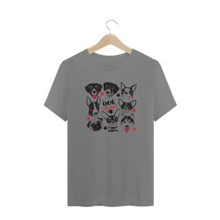 Nome do produto Camiseta Plus Size Dog Collection
