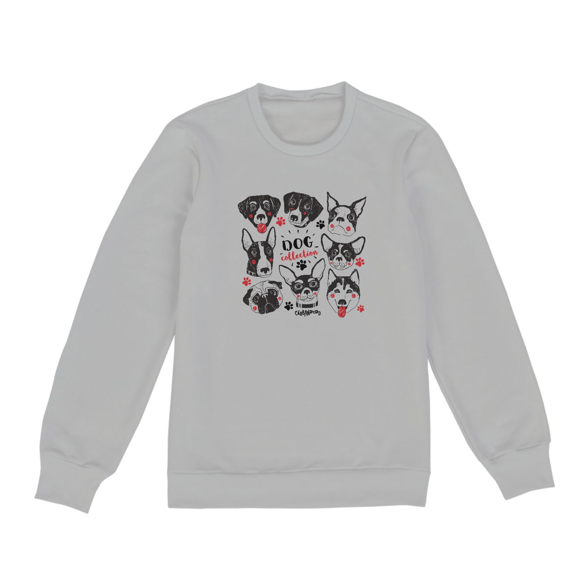 Nome do produto: Moletom Blusão Dog Collection