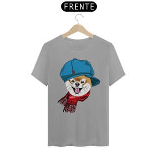 Nome do produto Camiseta Spitz Alemão de Boina e Cachecol