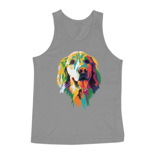 Nome do produto Regata Golden Retriever Ilustração Cores