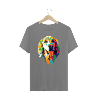 Nome do produto Camiseta Plus Size Golden Retriever Ilustração Cores
