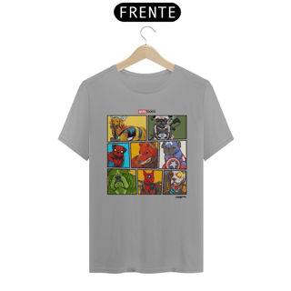 Nome do produto Camiseta Marvel Dogs Super Heróis