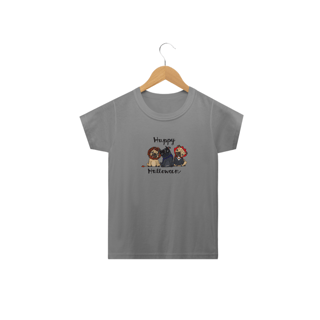 Nome do produto Camiseta Infantil Cachorro Happy Halloween