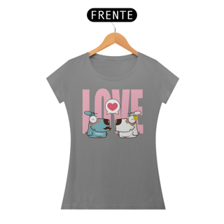 Nome do produto Baby Look Cachorro Casal Love