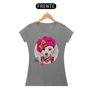 Nome do produto Baby Look Poodle Fêmea I Like To Dress Up