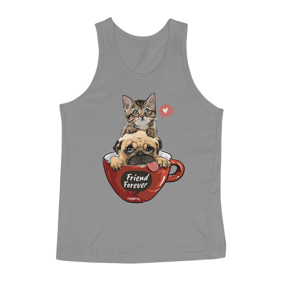 Regata Gato e Cachorro - Friend Forever