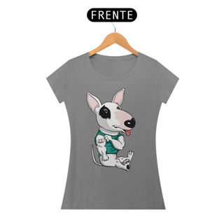 Nome do produto Baby Look Bull Terrier I Love Mom