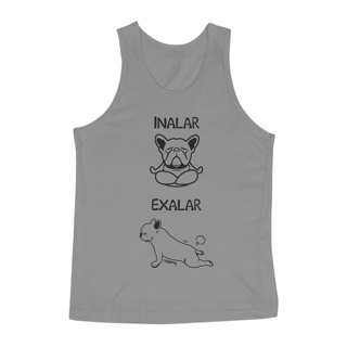 Nome do produto Regata Cachorro Yoga Inalar e Exalar