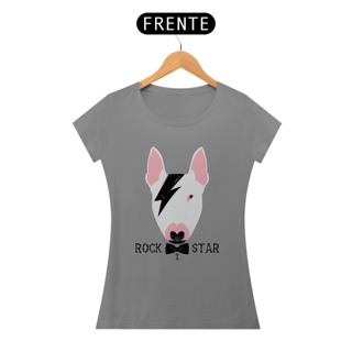 Nome do produto Baby Look Bull Terrier Rock Star