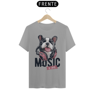 Nome do produto Camiseta Music and Dog