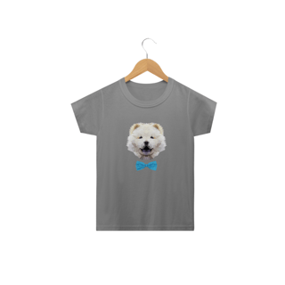 Nome do produto Camiseta Infantil Chow Chow Creme de Gravatinha