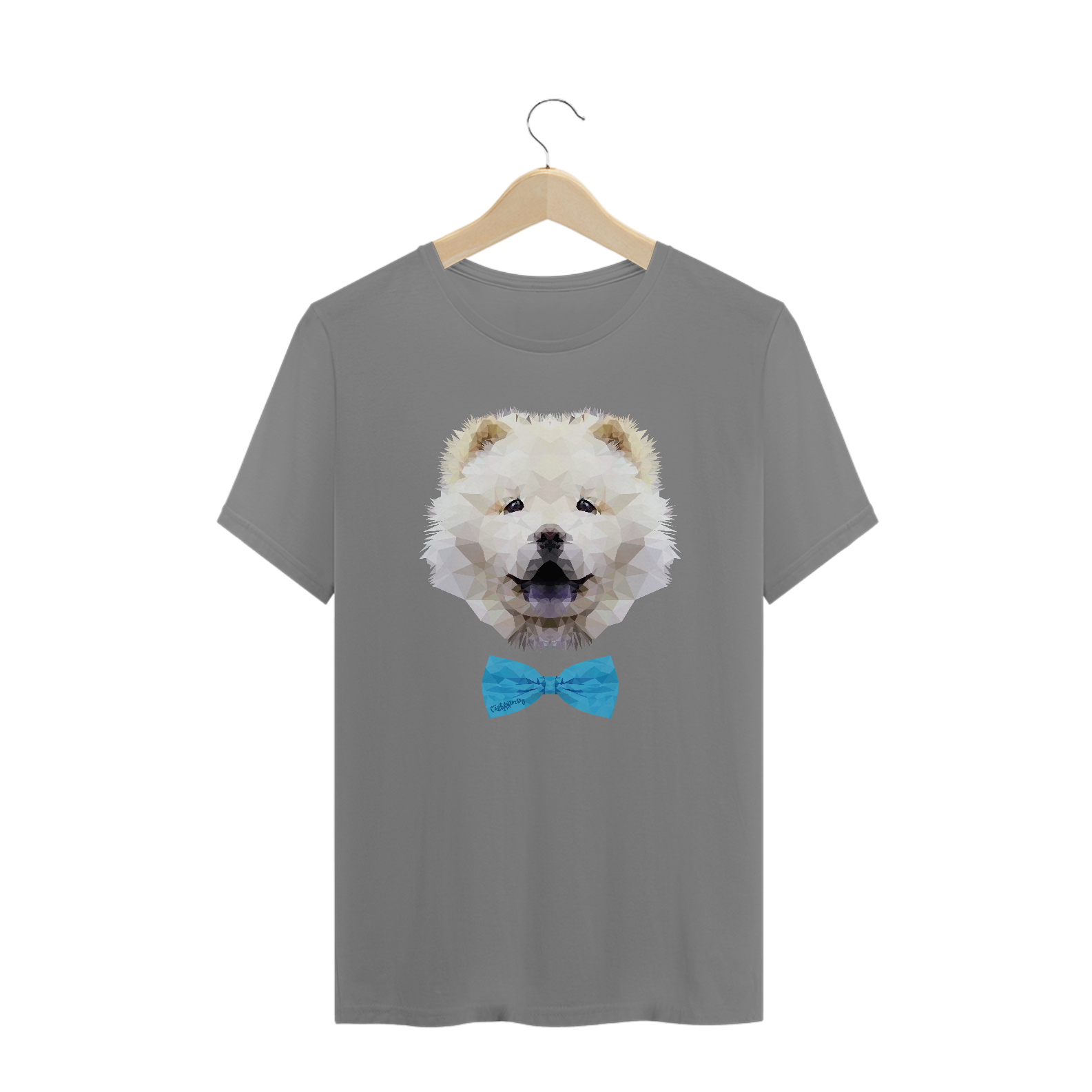 Camiseta Plus Size Chow Chow Creme de Gravatinha