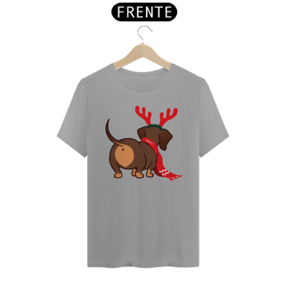 Nome do produto Camiseta Dachshund Natal