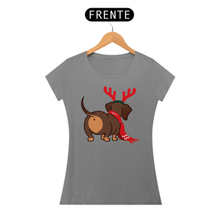 Nome do produto Baby Look Dachshund Natal