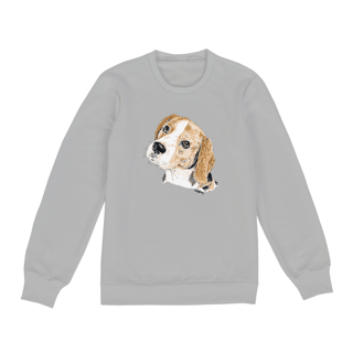 Nome do produto Moletom Blusão Beagle Pintura Digital