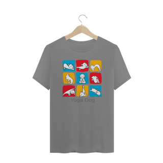 Nome do produto Camiseta Plus Size Yoga Dog