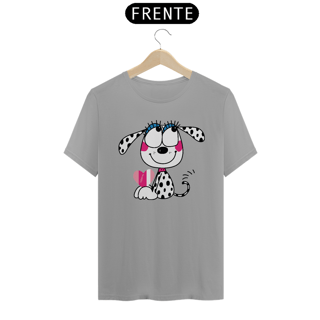 Nome do produto Camiseta Dálmata Filhote Segurando um Coração