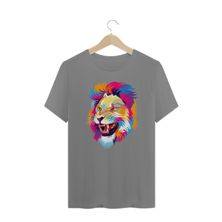 Nome do produto Camiseta Plus Size Leão - Modelo 2
